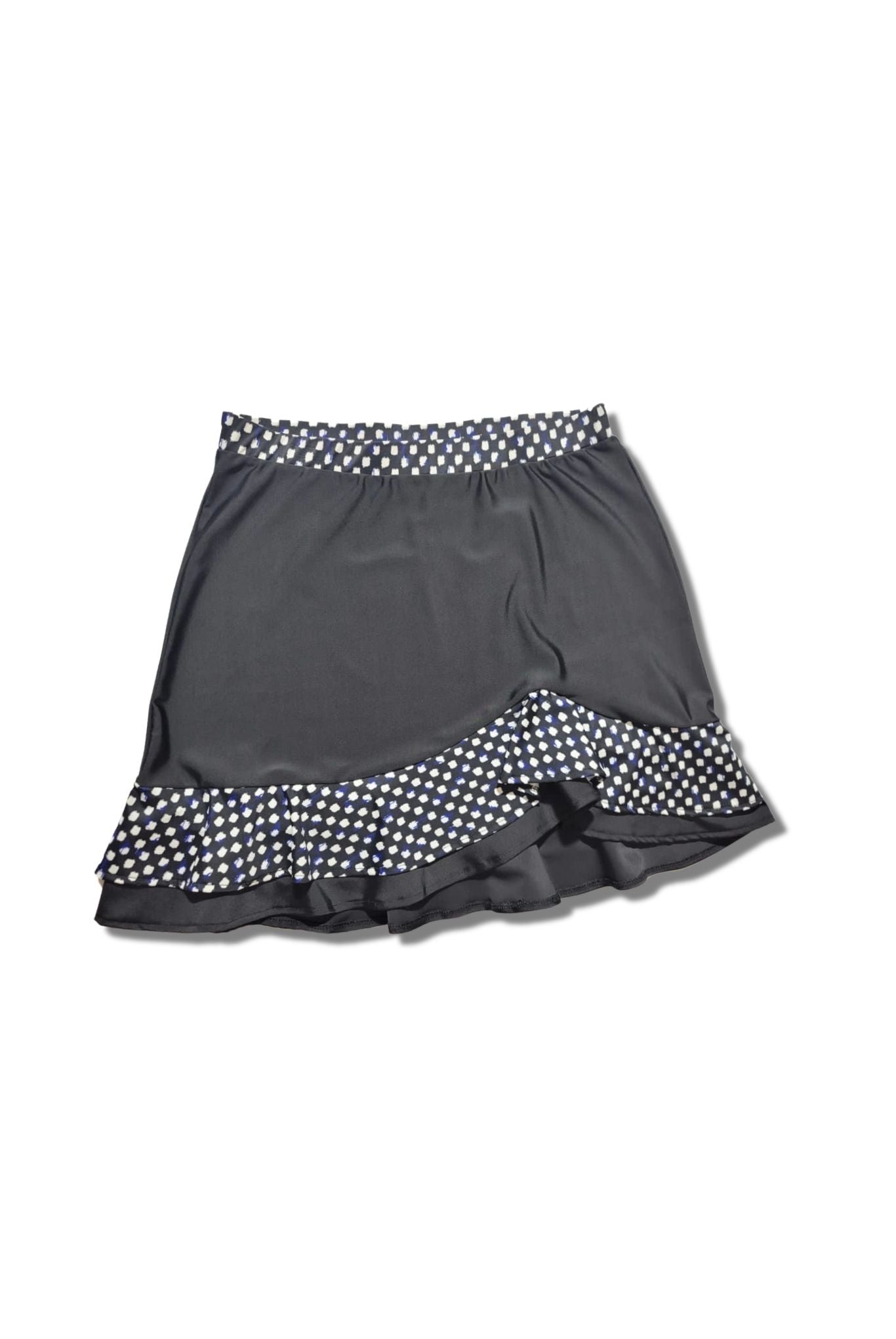 Woman Golf and tennis skirt - Black dotted | CUTU