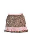 Woman Golf and tennis skirt -  animal print double flounce | CUTU sportive confortable lycra tennis