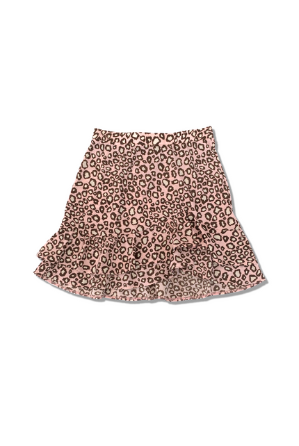 Woman Golf and tennis skirt -  Animal print double flounce comfortable sportive skirt