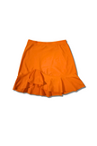 Woman Golf and tennis skirt - Orange single flounce | CUTU