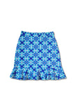 Woman Golf and tennis sportive and confortable skirt - blue printed .jpg