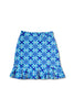 Woman Golf and tennis sportive and confortable skirt - blue printed .jpg