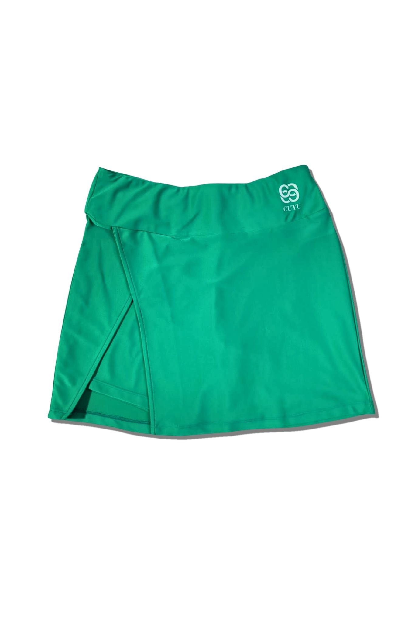 Woman Golf skirt - Green side opening | CUTU