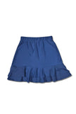 Woman Golf and tennis skirt - Royal Blue double flounce | CUTU