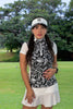 Women Golf Polo - Black Cashmere Short Sleeve | CUTU