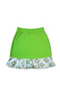 Women Golf and tennis Skirt - Green Skirt Double Flounce | CUTU